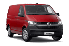 Car Hire Houghton-le-Spring - Red VW Transporter Automatic - Van hire Houghton-le-spring