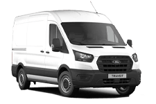 Car Hire Houghton-le-Spring - White Ford Transit Medium Wheel Base - Van hire Houghton-le-spring